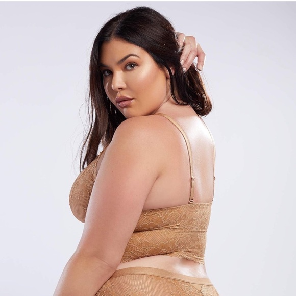 Savage X Fenty  Brown Lace Bralette NWT sz 3xL - Picture 7 of 7